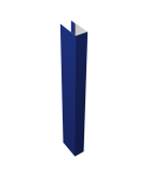 Стойка Texas для калиток и ворот 0,45 PE RAL 5002 ультрамариново-синий (1,8м) Центр Кровли