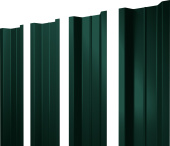 картинка Штакетник П-образный B с прямым резом Grand Line 0,5 Satin Matt TX RAL 6005 зеленый мох Центр Кровли Штакетник П-образный B с прямым резом Grand Line 0,5 Satin Matt TX RAL 6005 зеленый мох Центр Кровли