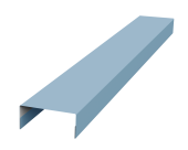 Крышка 45х20 жалюзи Texas 0,45 Drap TX RAL 5024 пастельно-синий (3м) Центр Кровли