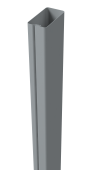 Труба 40х20х1,0х2500 RAL 7040 Центр Кровли