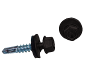 Саморез по металлу Daxmer 5,5х25 RAL 8019 (250) сверло №3 Центр Кровли