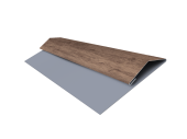 Планка стартово-финишная Экобрус Grand Line 0,45 Print Premium Almond Wood Fresh (2м) Центр Кровли