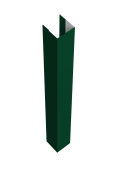 Стойка жалюзи Texas 0,45 Drap RAL 6005 зеленый мох (1,8м) Центр Кровли