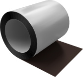 Отмотка Inside Grand Line с внутренним диаметром намотки 600мм 0,5 PurLite Matt с пленкой RR 32 темно-коричневый Центр Кровли