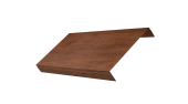 Ламель обратная 150 забора жалюзи Texas 0,45 Print-Double Premium с пленкой Golden Wood Fresh Центр Кровли