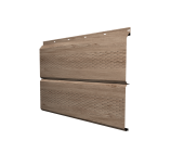 Софит ЭкоБрус с перфорацией 0,345 Grand Line 0,45 Print Elite с пленкой White Wood TwinColor Центр Кровли