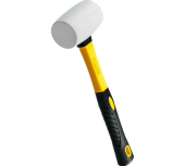 Киянка резиновая Stayer Professional белая, фиберглассовая рукоятка 230г (20533-230) Центр Кровли