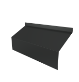 Ламель забора жалюзи Milan/Milan new стартовая/финишная для калиток и ворот 0,5 PurPro Matt 275 RAL 7016 антрацитово-серый Центр Кровли