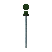 Саморез кровельный Daxmer 4,8х80 (100шт) сверло №1 RAL 6002 Центр Кровли