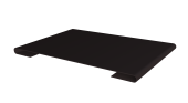 Планка стыковочная 0,5 Velur X RAL 9005 черный (3м) Центр Кровли