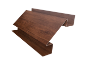 Планка угла внутреннего сложного БХ new 0,45 Print Premium Cherry Wood Fresh TwinColor (2м) Центр Кровли