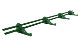 Снегозадержатель трубчатый Snow Kit RAL 6002 3м Центр Кровли