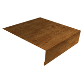 Планка околооконная простая 200х75 0,45 Print Elite Golden Wood TwinColor (3м) Центр Кровли