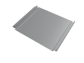 Кликфальц Double Pro Grand Line 0,5 Satin с пленкой на замках RAL 7004 сигнальный серый Центр Кровли