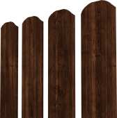 картинка Штакетник Twin XL фигурный Grand Line 0,45 Print Elite Cherry Wood TwinColor Центр Кровли Штакетник Twin XL фигурный Grand Line 0,45 Print Elite Cherry Wood TwinColor Центр Кровли
