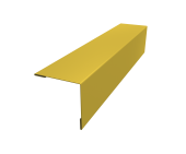 Планка завершающая 50х50 жалюзи Milan 0,45 PE RAL 1018 цинково-желтый (2м) Центр Кровли