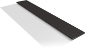 Планка стартовая Блок-хаус новый Grand Line 0,5 GreenCoat Pural БТ матовый RR 32 темно-коричневый (RAL 8019 серо-коричневый) (2м) Центр Кровли