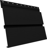 Квадро Брус 3D в02 Grand Line 0,45 Drap RAL 9005 черный Центр Кровли