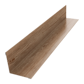 Угол внутренний 40х40 0,45 Print Elite White Wood TwinColor (2м) Центр Кровли