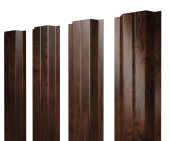 Штакетник П-образный A с прямым резом 0,45 Print Elite Cherry Wood TwinColor Центр Кровли