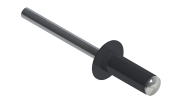 Заклёпка вытяжная Daxmer 4,0х10 RAL 7024 (750шт) алюм/сталь Центр Кровли
