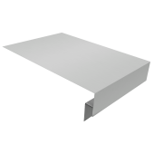 Планка околооконная сложная фальц 0,45 Drap TX RAL 7047 телегрей 4 (3м) Центр Кровли