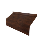 Ламель забора жалюзи Milan/Milan new стартовая/финишная для калиток и ворот 0,45 Print Premium Cherry Wood Dark FTC Центр Кровли