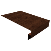 Планка околооконная сложная 300х50х18 (j-фаска) 0,45 Print Elite Cherry Wood TwinColor (3м) Центр Кровли