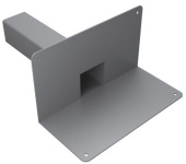 Воронка парапетная ПВХ Termoclip 100х100х450мм Центр Кровли