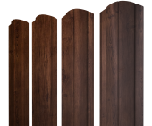 Штакетник Круглый фигурный 0,45 Print-Double Premium Cherry Wood Fresh Центр Кровли