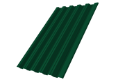 Профнастил НС35R 0,5 Satin Matt RAL 6005 зеленый мох Центр Кровли