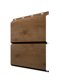 Софит ЭкоБрус new без перфорации 0,45 Print Premium с пленкой Pine Wood Fresh Центр Кровли