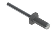 Заклёпка вытяжная Daxmer 4,0х10 RAL 7037 (750шт) нерж/нерж Центр Кровли