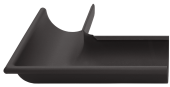 Угол желоба внешний 90 гр 125 мм Matte PU RR 32 Центр Кровли