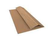 Планка финишная БХ new 0,45 Print Elite Honey Wood TwinColor (3м) Центр Кровли