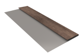Планка стартовая БХ new 0,45 Print Premium Almond Wood Fresh (2м) Центр Кровли