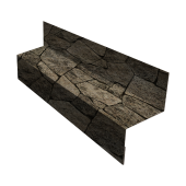 Отлив межэтажный 35 0,45 Print Elite King Stone TwinColor (2м) Центр Кровли