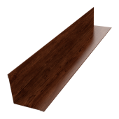 Угол внутренний 40х40 0,45 Print Elite Cherry Wood TwinColor (3м) Центр Кровли