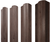 Штакетник М-образный В фигурный 0,45 Print Elite White Wood TwinColor Центр Кровли