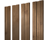 Штакетник Twin с прямым резом 0,45 Print Premium Pine Wood Fresh Центр Кровли