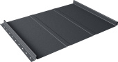 картинка Кликфальц Line Grand Line 0,45 Drap двухсторонний с пленкой на замках RAL 7024 мокрый асфальт Центр Кровли Кликфальц Line Grand Line 0,45 Drap двухсторонний с пленкой на замках RAL 7024 мокрый асфальт Центр Кровли