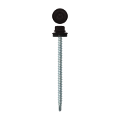 Саморез кровельный Daxmer 4,8х70 (100шт) сверло №1 RAL 9005 Центр Кровли
