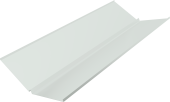 картинка Планка ендовы нижней с компенсатором Grand Line 0,45 PE-Double с пленкой RAL 9003 сигнальный белый (3м) Центр Кровли Планка ендовы нижней с компенсатором Grand Line 0,45 PE-Double с пленкой RAL 9003 сигнальный белый (3м) Центр Кровли