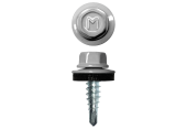 Саморез по металлу Daxmer 4,8х19 RAL 9003 (250) сверло №2 Центр Кровли
