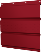 Софит металлический Классик Grand Line центральная перфорация 0,45 PE с пленкой RAL 3003 рубиново-красный Центр Кровли