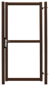 Калитка Colority Zinc Lock 1,8х1 RAL 8017 Центр Кровли