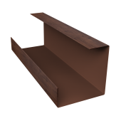 Планка угла внутреннего составная нижняя 0,4 Print Premium Cherry Wood Fresh TwinColor (3м) Центр Кровли