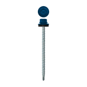 Саморез кровельный Daxmer 4,8х80 (100шт) сверло №1 RAL 5005 Центр Кровли
