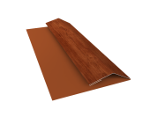 Планка финишная БХ new 0,45 Print Elite Rowan TwinColor (2м) Центр Кровли