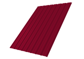 Профнастил С10B 0,45 PE RAL 3003 рубиново-красный Центр Кровли